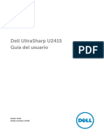 Dell U2415 User's Guide Es MX