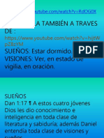 Tema Sueños y Visiones en La Biblia