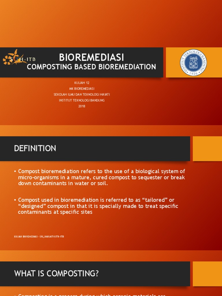 Biore 2018 k12 Rs Composting-Based-Bioremediation 2018 | PDF | Compost ...
