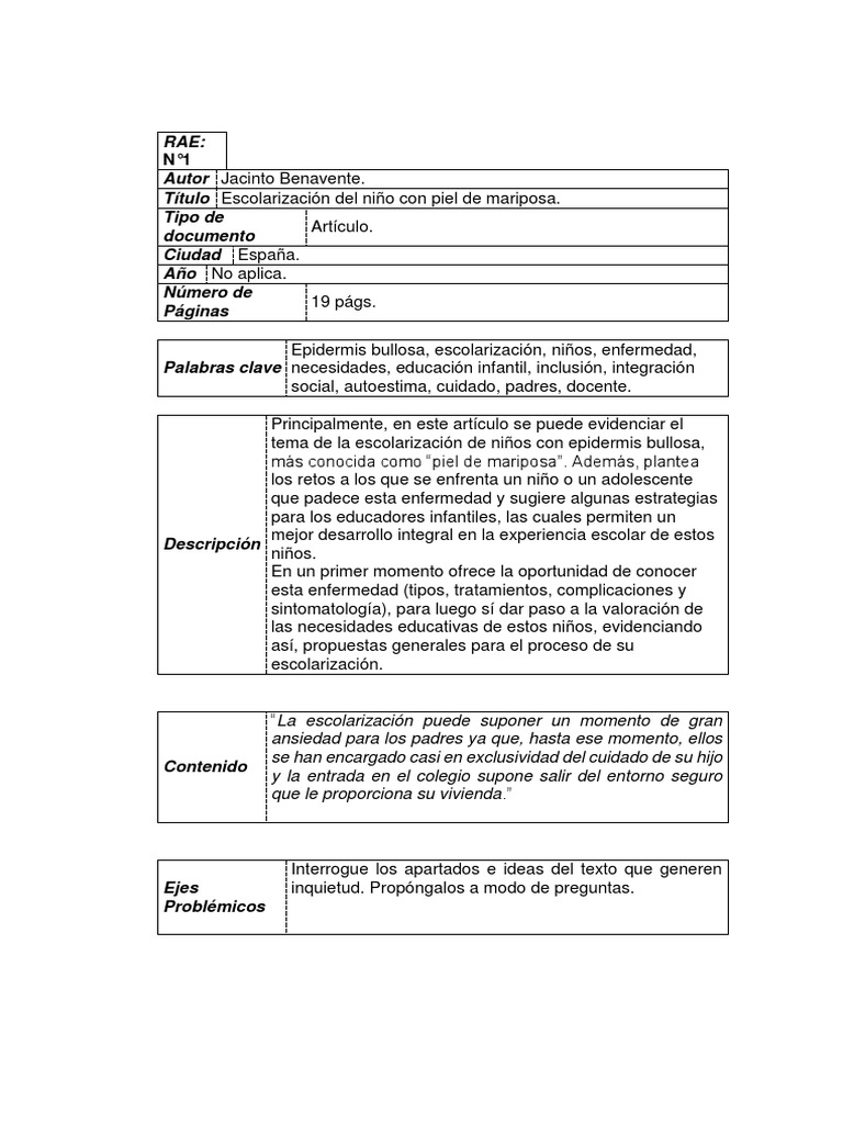 Formato General Rae | PDF
