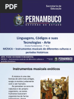 MÚSICA – Instrumentos Musicais de Diferentes Culturas e Períodos Históricos