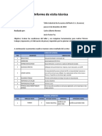 Informe de Visita Técnica - Azunosa CMoreno PDF