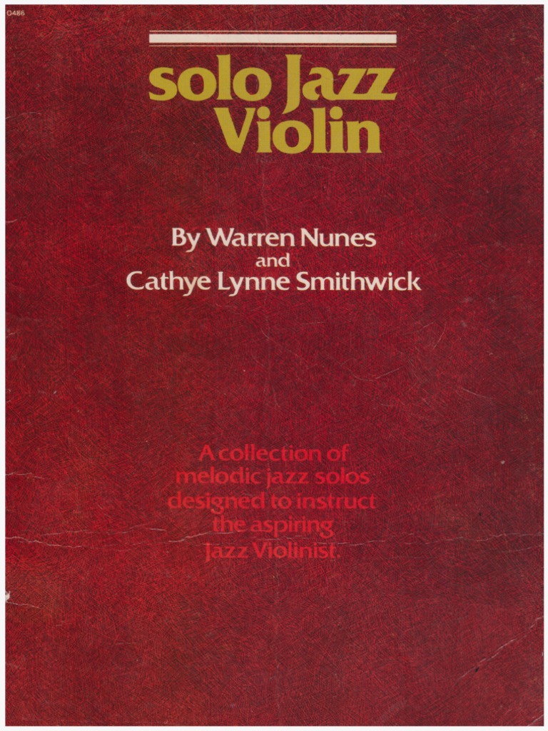 Solo Jazz Violin PDF