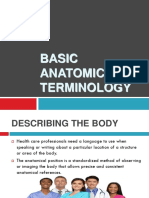 2019 Lesson 2 Anatomical Terms
