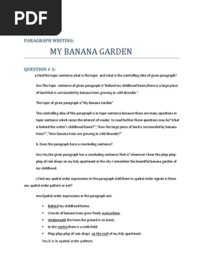 Paragraph Writing