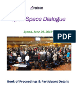 Open Space Brisbane Anglican Synod 2019 Book of Proceedings
