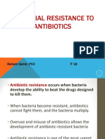 Bacterial Resistance To Antibiotics: Reham Samir, PHD P18