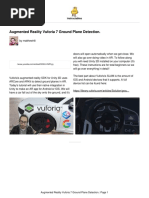 Augmented Reality Vuforia 7 Ground Plane Detection