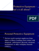 Personal Equipment - : Protective What's It All About?