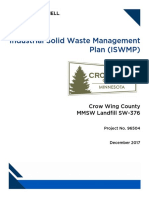 Industrial Solid Waste Management Minnesota 2017