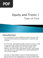 Types of Trust Chap 3