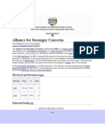 Alliance For Barangay Concerns: Electoral Performance