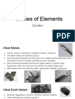 Camden Groff - Families of Elements Brochure Google Slide