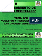 Tema Nâº2 - Cultivo y Recolecciã - N de Drogas Vegetales