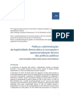 Download Poltica e administrao da legitimidade democrtica  concepo e operacionalizao tcnica das polticas pblicas by Investigao e Consultoria INA SN43630014 doc pdf