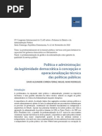 Download Poltica e administrao da legitimidade democrtica  concepo e operacionalizao tcnica das polticas pblicas by Investigao e Consultoria INA SN43630014 doc pdf