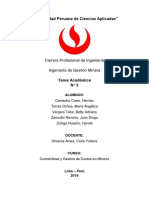 "Universidad Peruana de Ciencias Aplicadas": Carrera Profesional de Ingeniería Ingeniería de Gestión Minera
