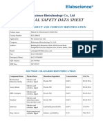 E EL H0102 Elabscience MSDS