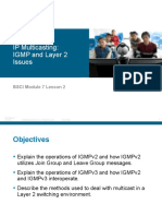 BSCI Module 7 Lesson 2 IGMP and Layer 2 Issues - Edited