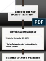 New Society Period in the Philippines (1972-1980