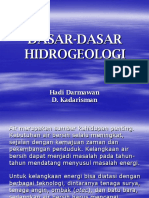 Hidrogeologi Dasar