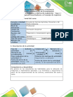 Máquinas cosechadoras y registros agrícolas