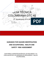 Presentaciòn GUIA TÉCNICA COLOMBIANA GTC 45 VERSIÓN 2012