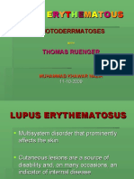 Lupus Erythematous Photodermatoses