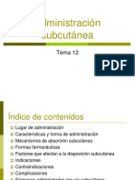 Tema 12 Administracion Subcutanea OCW REVISADO2 PDF