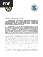 Letter from DOJ and DHS to Oregon and Washington courts