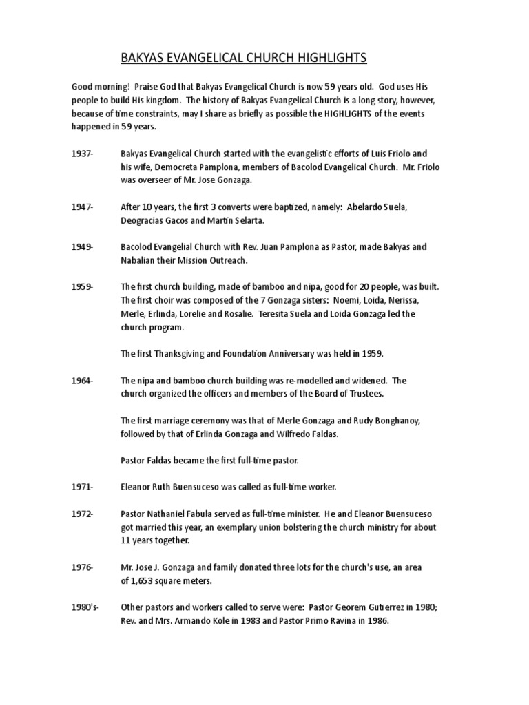Church History, Nov. 2018 | PDF | Ancient Mediterranean Religions ...