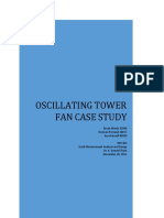 Oscillating Tower Fan Case Study