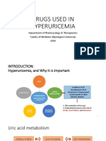 2019 - Drugs Used in Hyperuricemia