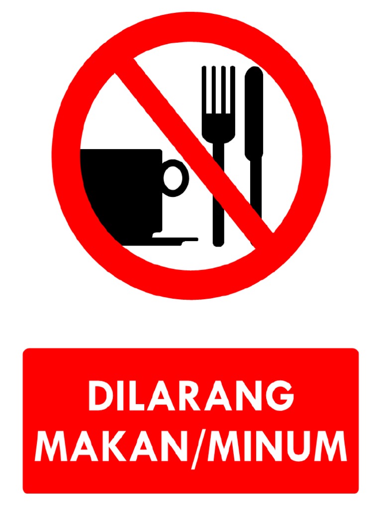 Dilarang Makan Dan Minum | PDF