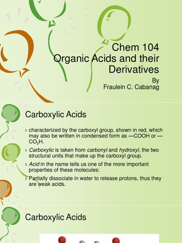 Understanding Carboxylic Acids and Esters | PDF | Carboxylic Acid | Ester