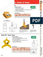 Clamps, Grabs & Tongs: Model BC - Beam Clamp