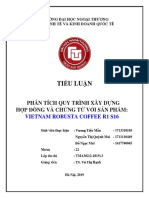 Phân Tích Quy Trình Xây Dựng Hợp Đồng Và Chứng Từ Với Sản Phẩm - Vietnam Robusta Coffee R1 S16