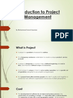 Introduction To Project Management: by Muhammad Saeed Uzzaman