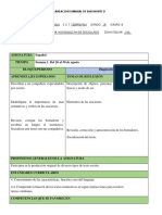 Planeacion Semanal de Diagnostico