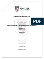 Globalization and HR: A Project Report On