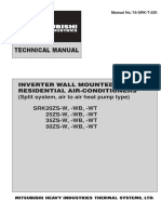 MITSUBISHI SERVICE MANUAL SRK SERIES 