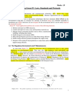 Regulating Green IT: Laws, Standards and Protocols: Unit - 5 Marks: 25