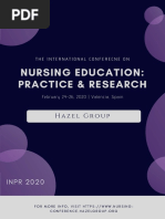 Nursing Conference 2020 Tentative Program