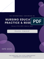 Nursing Conference 2020 Tentative Program