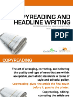 Copy Reading and Headline Writing PDF