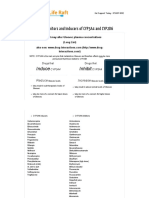 PK- CYP3A4 and CYP2D6 Inhibitors and Inducers