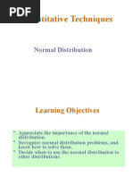 Quantitative Techniques: Normal Distribution