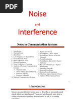 Noise and Interference