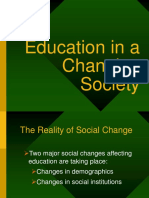 Education in A Changing Society
