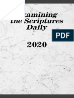 Examining The Scriptures Daily-2020 English